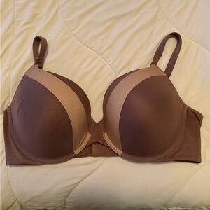 Victoria's Secret Two-Tone Brown T-Shirt Bra